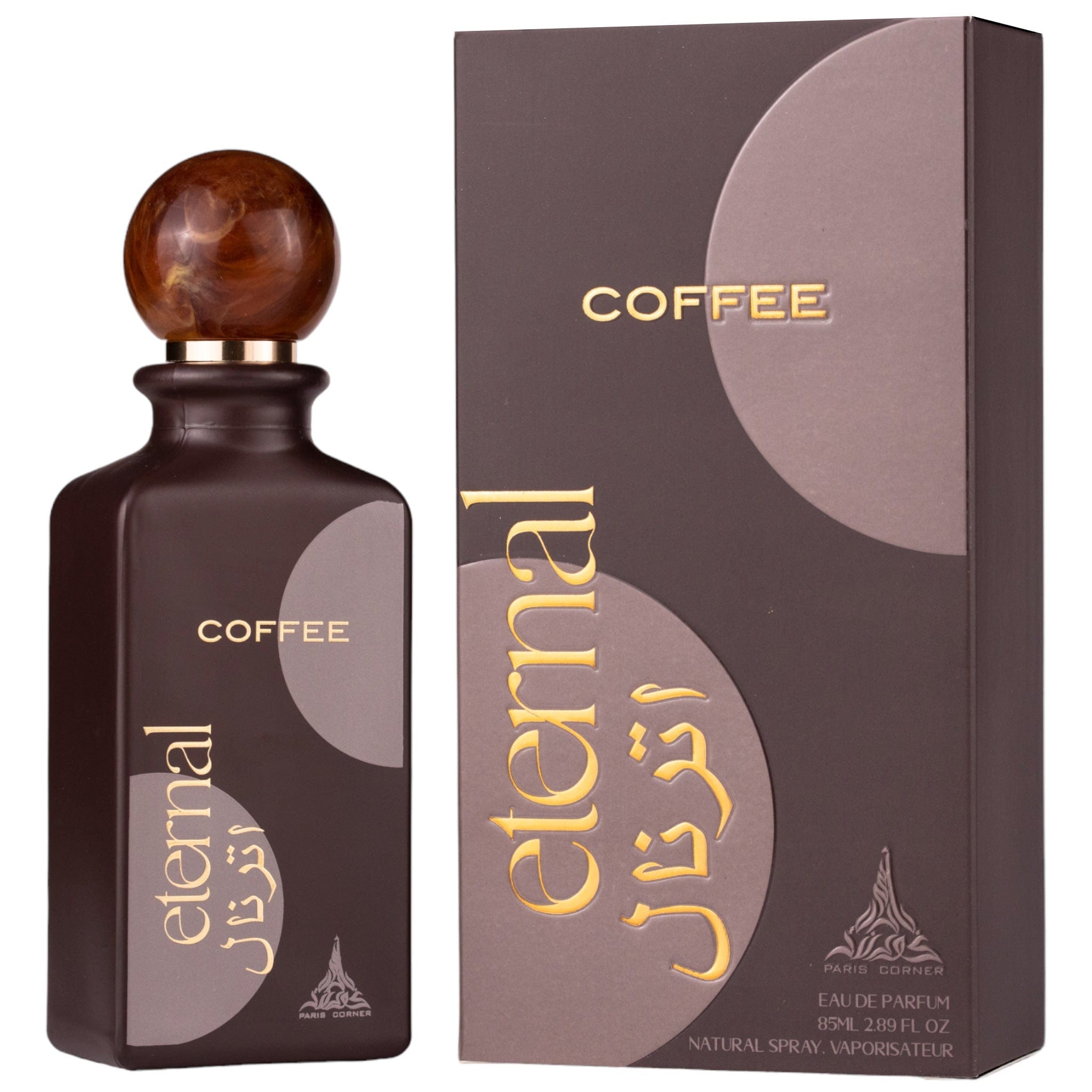 Eternal Coffee by Paris Corner - Apa de parfum unisex - 85 ml