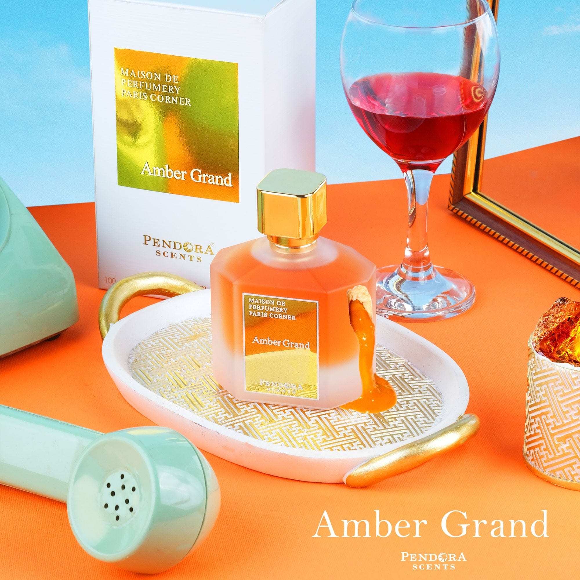 Amber Grand by Pendora Scents - Apa de parfum barbati - 100 ml