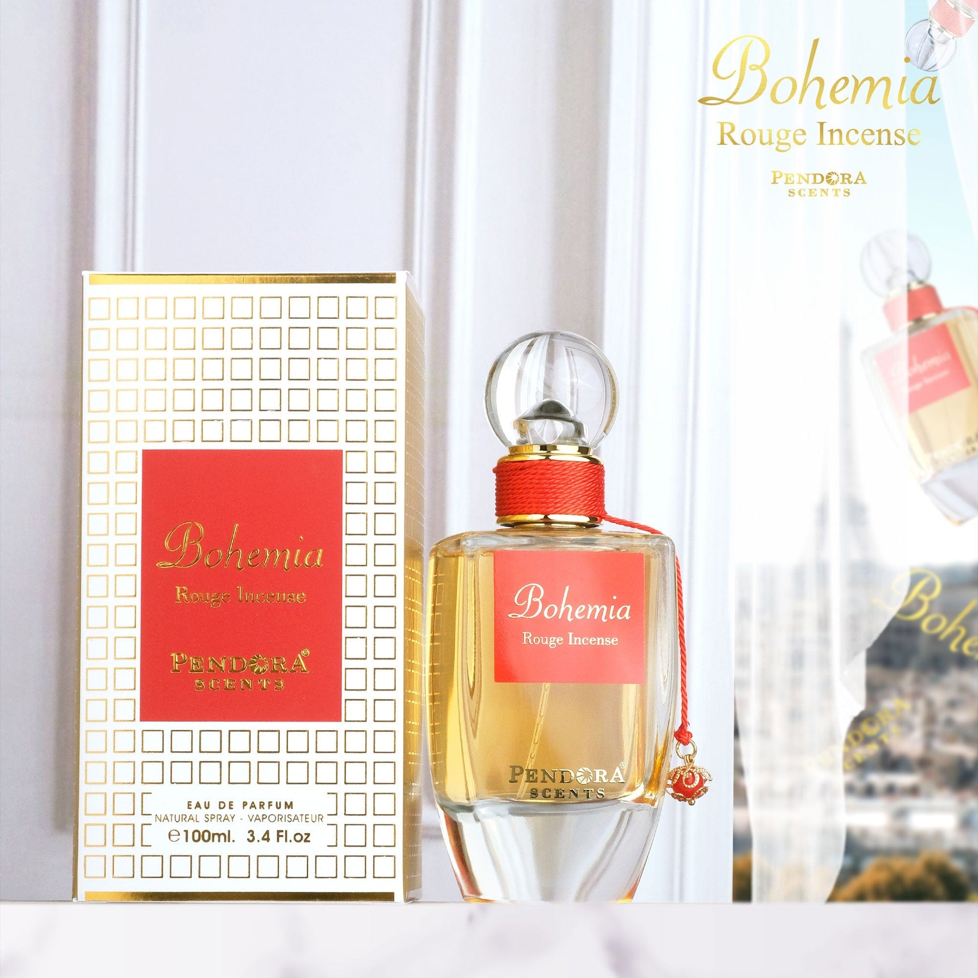 Bohemia Rouge Incense by Pendora Scents - Apa de parfum unisex - 100 ml