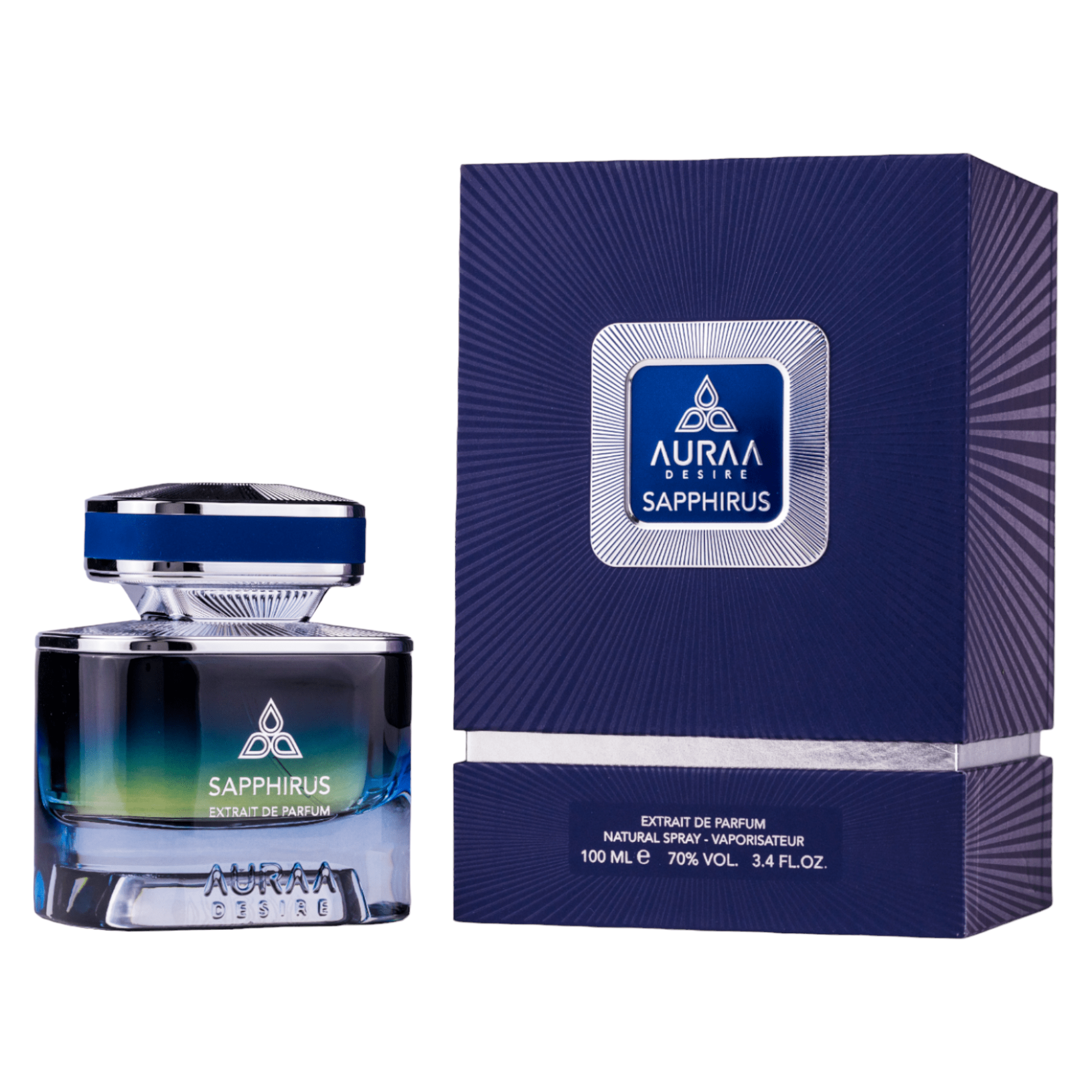 Sapphirus by Auraa Desire - Extract de parfum barbati - 100 ml