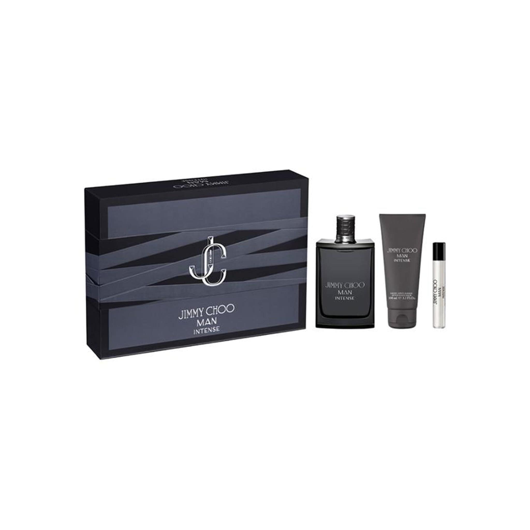 Set Cadou Jimmy Choo Man Intense, Apa de Toaleta 100ml + Mini Parfum 7,5ml + Gel de Dus 100ml