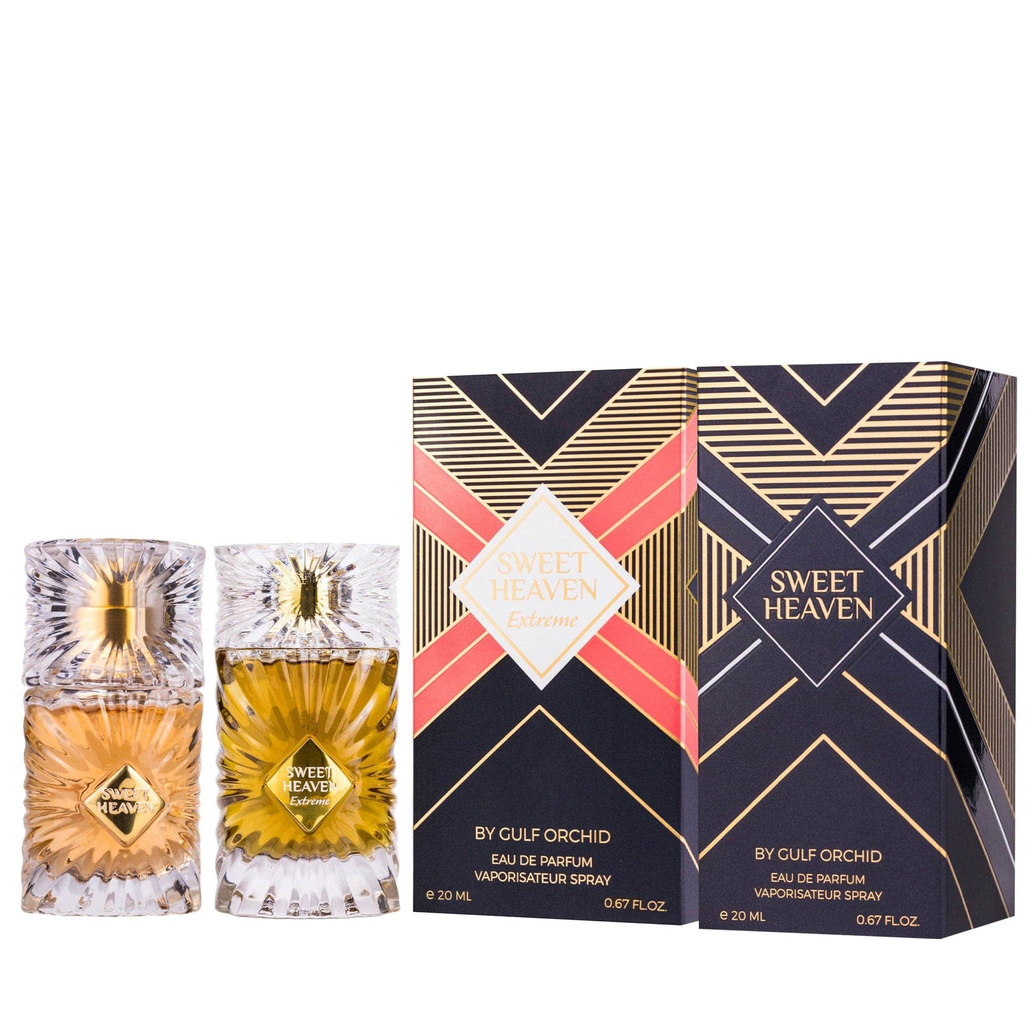 Set Cadou Sweet Heaven + Sweet Heaven Extreme by Gulf Orchid - Apa de Parfum Unisex - 20 ml + 20 ml
