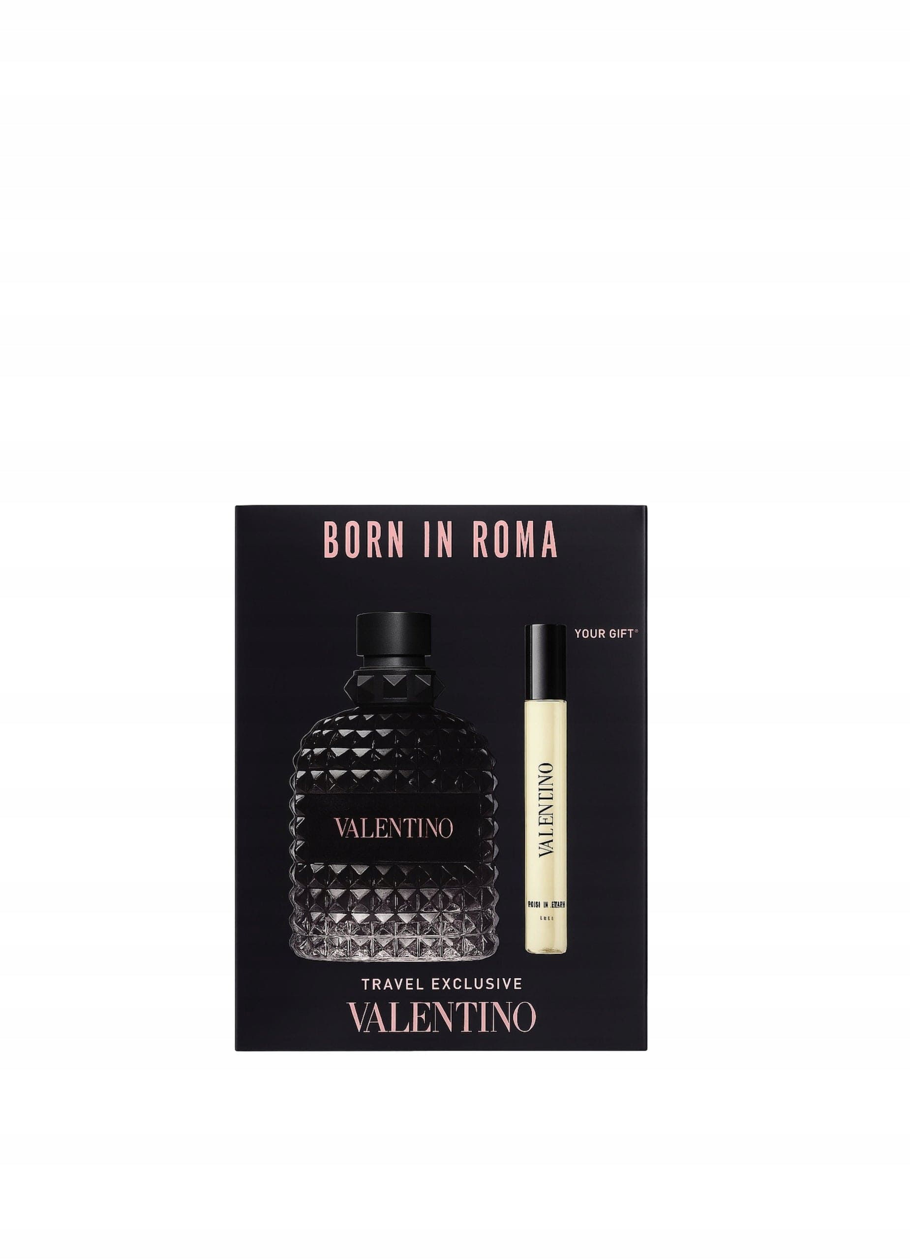 Set Cadou Uomo Born in Roma, Apa de Toaleta 100ml + Mini Parfum 15ml