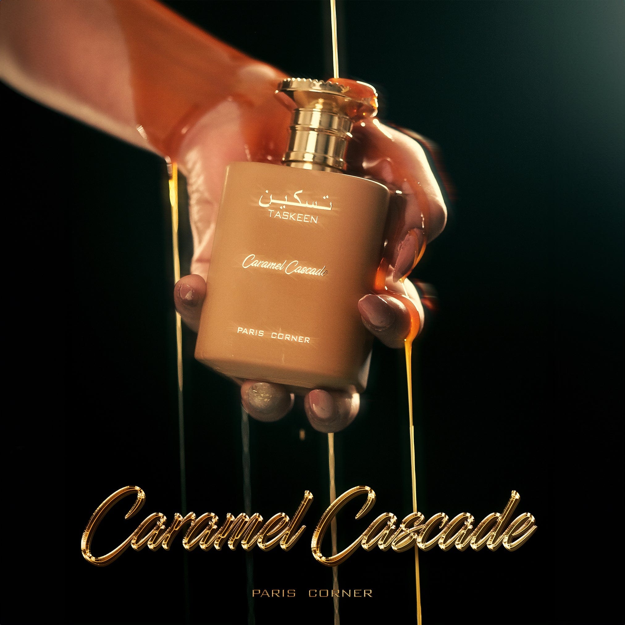 Taskeen Caramel Cascade by Paris Corner - Apa de parfum unisex - 100 ml