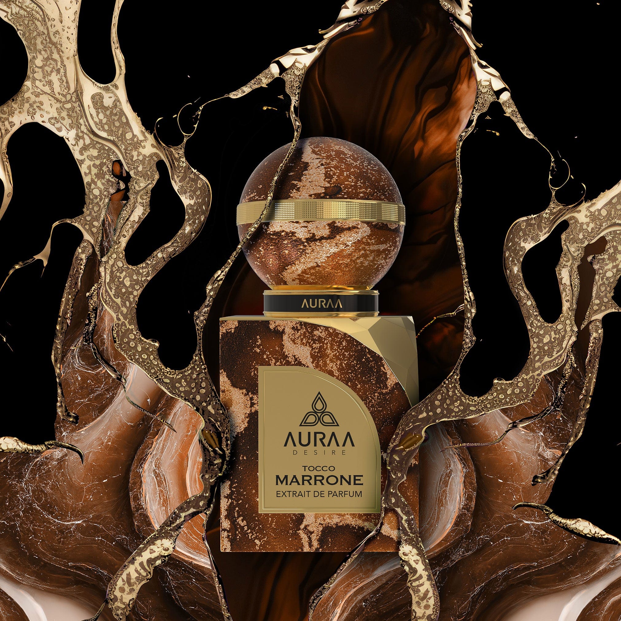 Tocco Marrone by Auraa Desire - Extract de parfum barbati - 100 ml