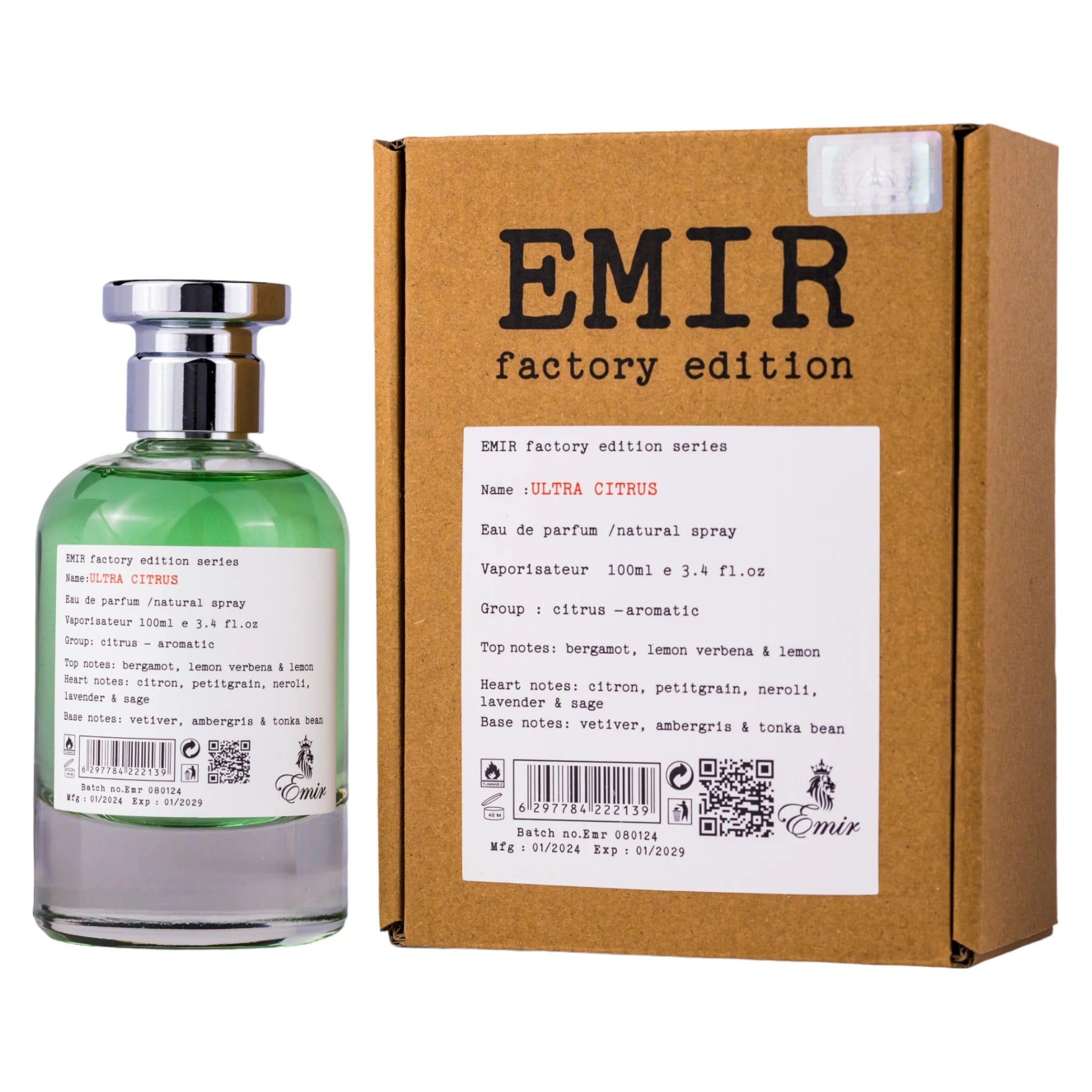 Ultra Citrus Factory Edition by Emir - Apa de parfum unisex - 100 ml