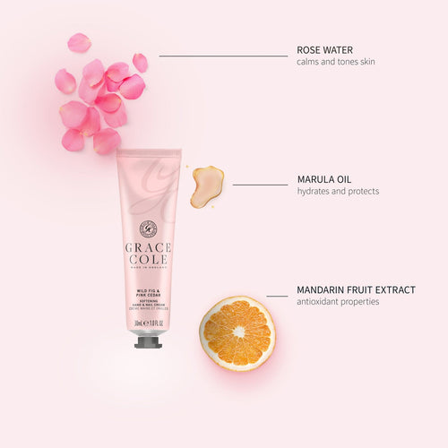 Wild Fig and Pink Cedar Crema de maini 30 ml - Crema de maini 0 - Grace Cole 30 ml